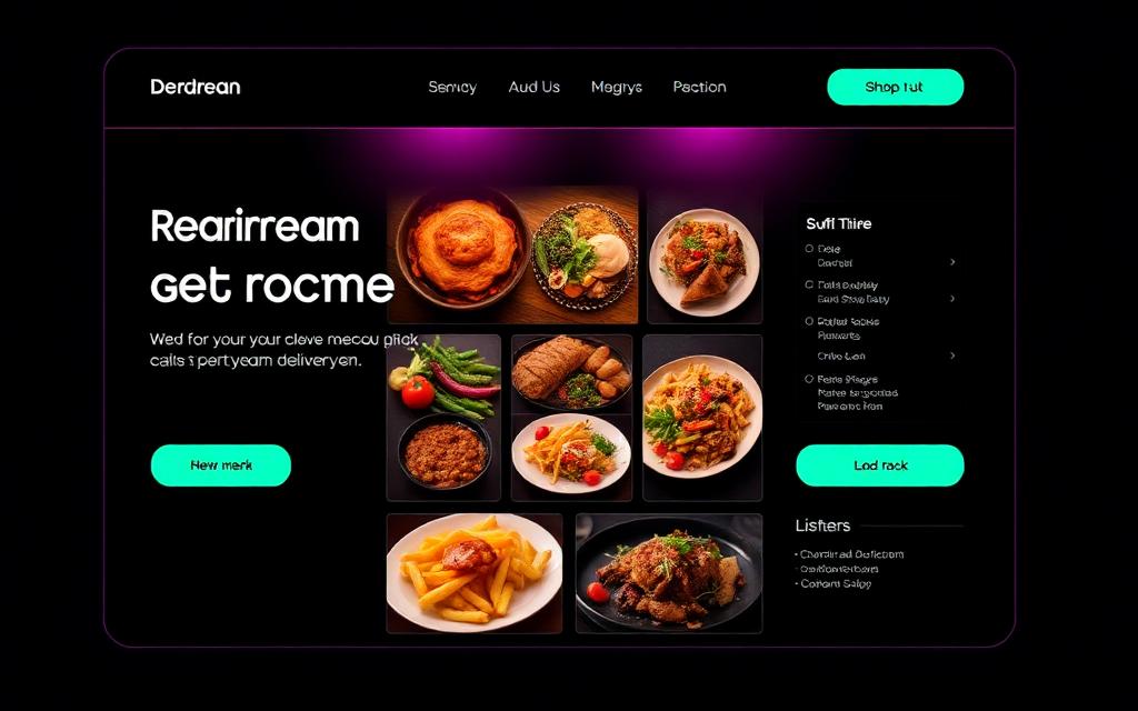 Prévia de um site de restaurante desenvolvido pela NettoCode